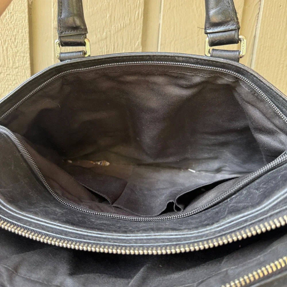 Coach Lexington Leather Commuter Briefcase Bag Mens Black F71065 OS Project Bag